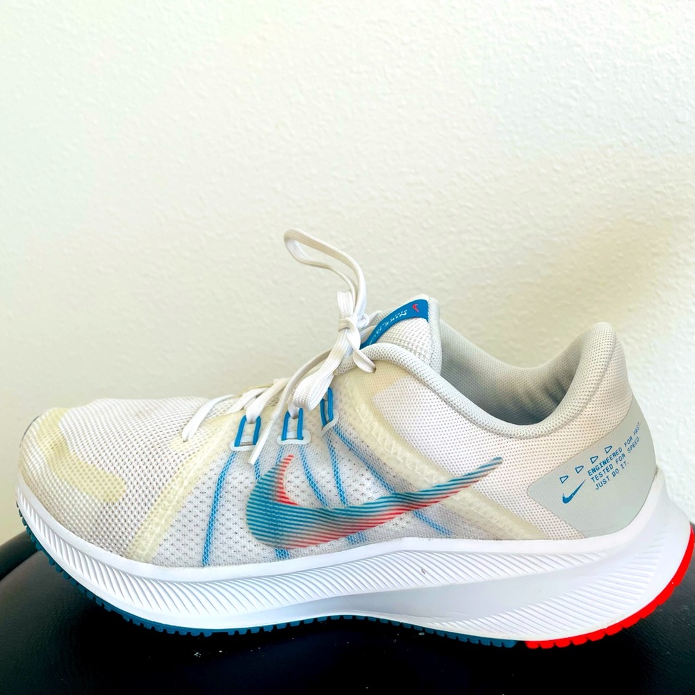 Nike Athletic Shoes - White and Blue